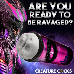 Creature Cocks Masturbateur Creature Predator Gris